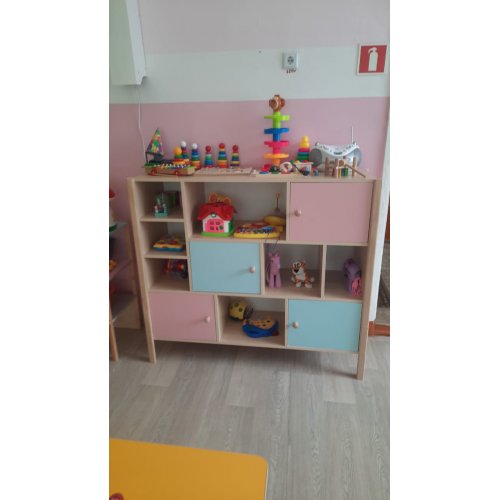 Стенка для игрушек Скандинавия